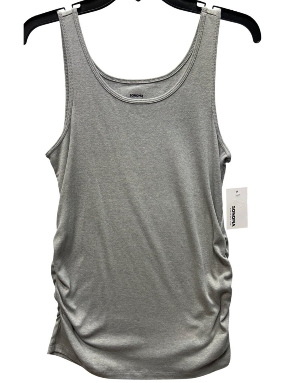 Sonoma Goods For Life Size Small MATERNITY Everyday Tank Top Med Grey